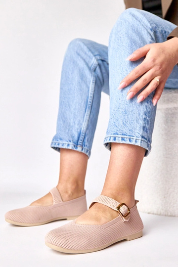 Bailarinas de tela rosas... 2