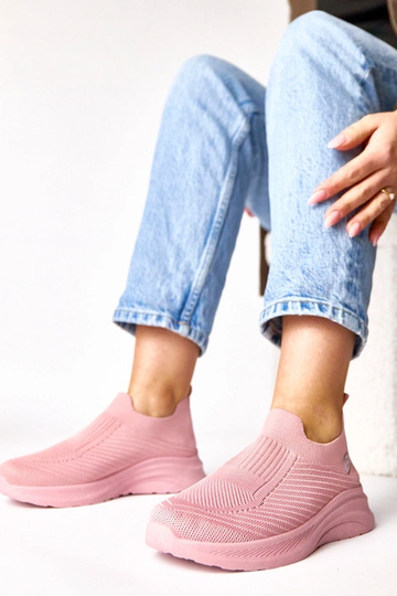 Zapatillas deportivas de tela rosas Gaia
