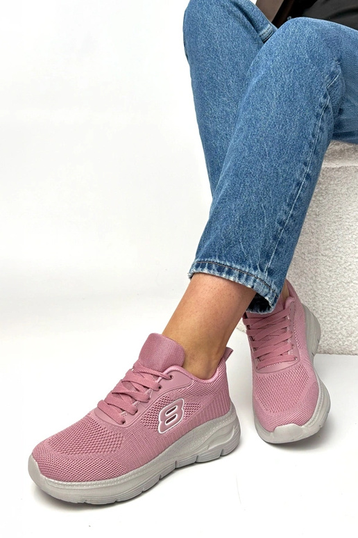 Zapatillas deportivas rosas con...