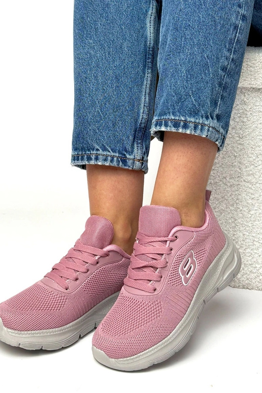 Zapatillas deportivas rosas con...