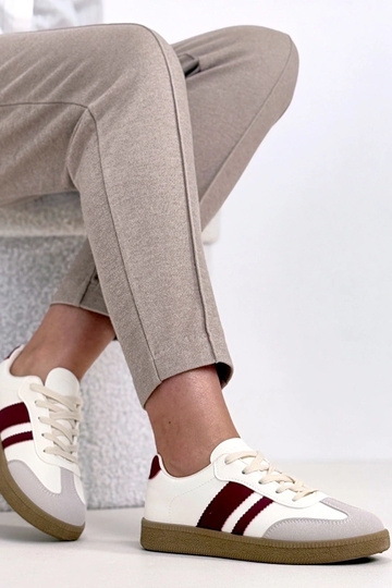 Zapatillas deportivas crema de uso diario con plataforma Thérèse 2