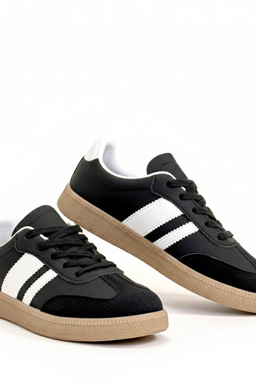 Zapatillas deportivas negras de uso diario con plataforma Thérèse