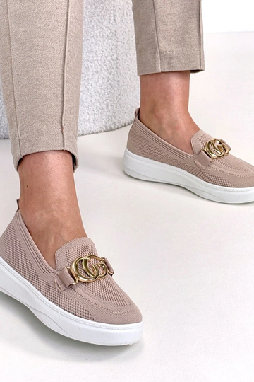Zapatillas deportivas de tela rosas con hebilla Catherine 2