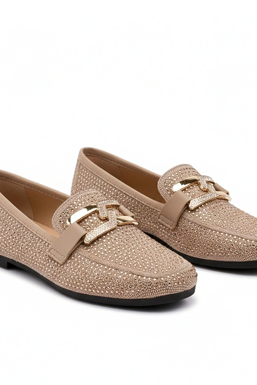 Mocasines marrones decorados con...