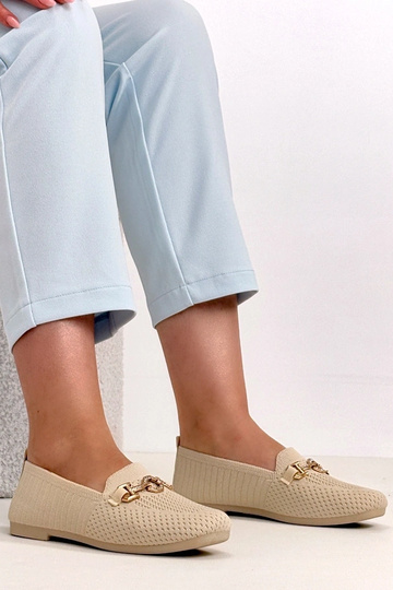 Mocasines de tela color...