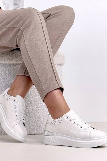 Zapatillas blancas con cordones Peyton 2