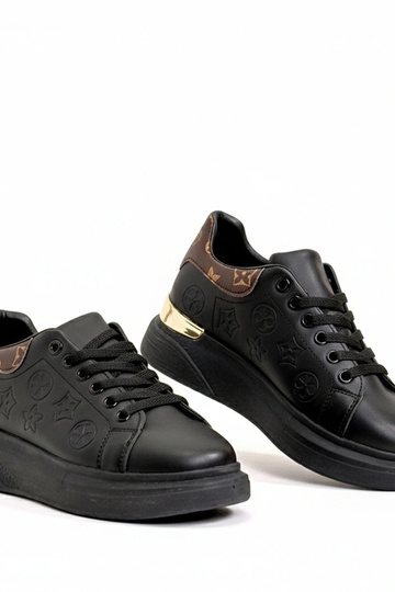 Zapatillas negras con cordones Peyton 2