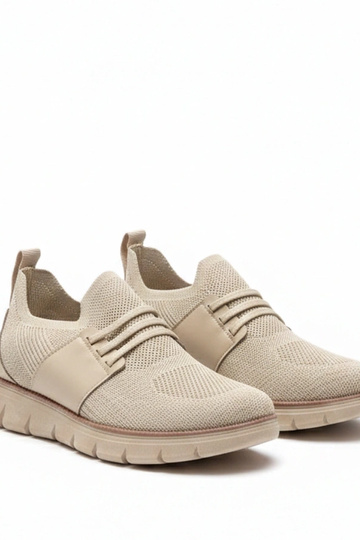 Zapatillas deportivas color arena para hombre sin cordones Ethan 2