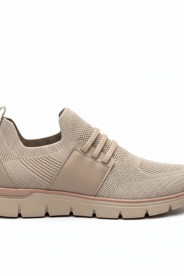 Zapatillas deportivas color arena oscuro para hombre sin cordones Ethan