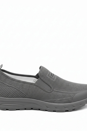 Zapatillas deportivas grises para hombre sin cordones Sebastian 2
