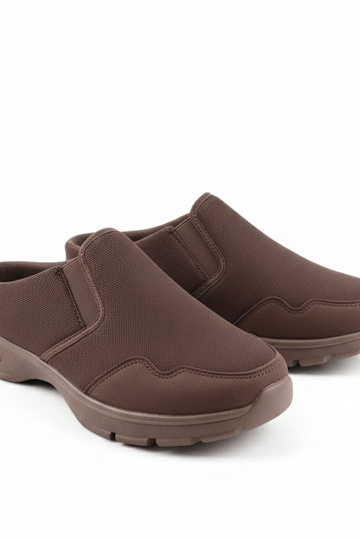 Zapatillas deportivas marrones bajas para hombre sin cordones Alexander 2