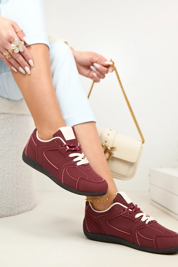 Zapatillas deportivas de baloncesto para mujer color burdeos Amaryllis 2