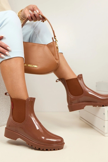 Botas de goma marrones Alba