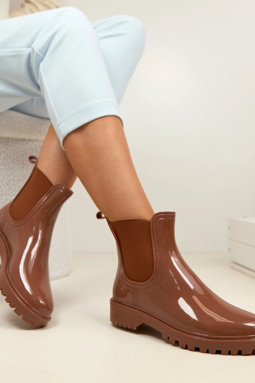 Botas de goma marrones Alba