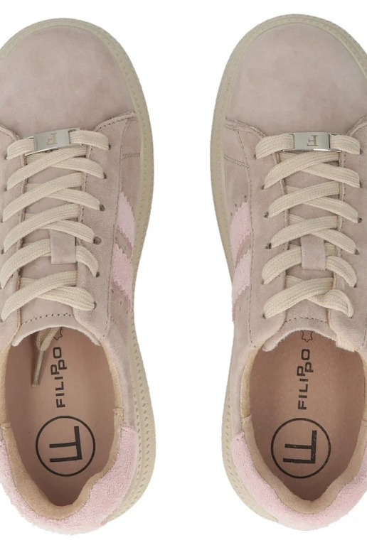 Zapatos de piel color arena con...