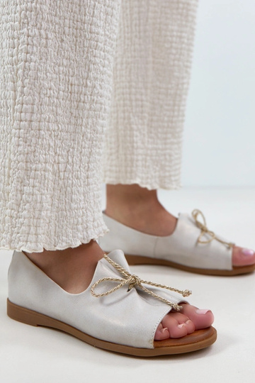 Bailarinas de piel gris con... 2