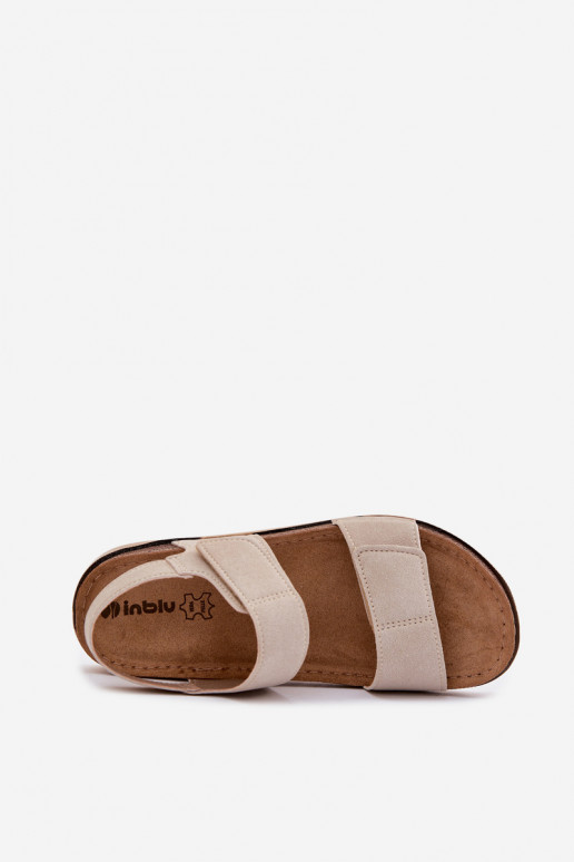Sandalias de mujer Inblu AA000070 beige