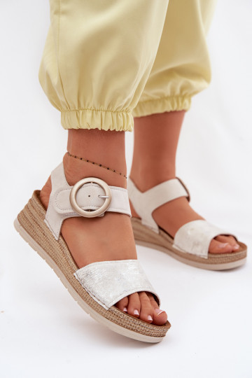 Sandalias de mujer Inblu RV000013 beige 2