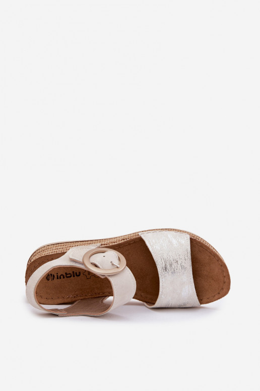 Sandalias de mujer Inblu RV000013 beige