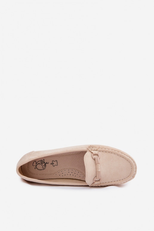 Mocasines apartamento de mujeres beige Olisa
