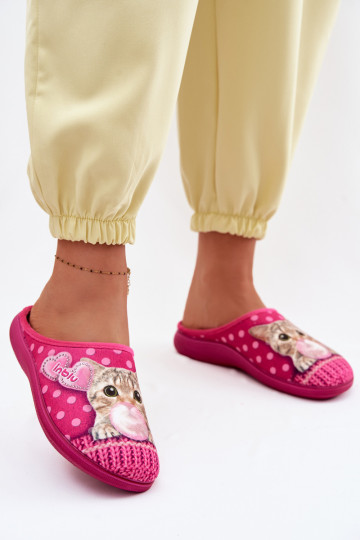 Chanclas de mujer con goma y burbujas de color rosa Inblu EC000093