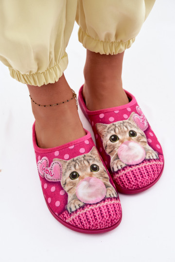 Chanclas de mujer con goma y burbujas de color rosa Inblu EC000093 2