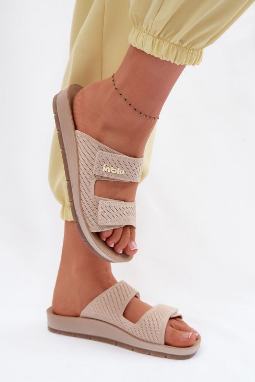 zapatillas de mujer INBLU AG000015 beige