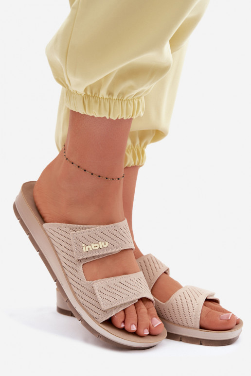 zapatillas de mujer INBLU AG000015 beige