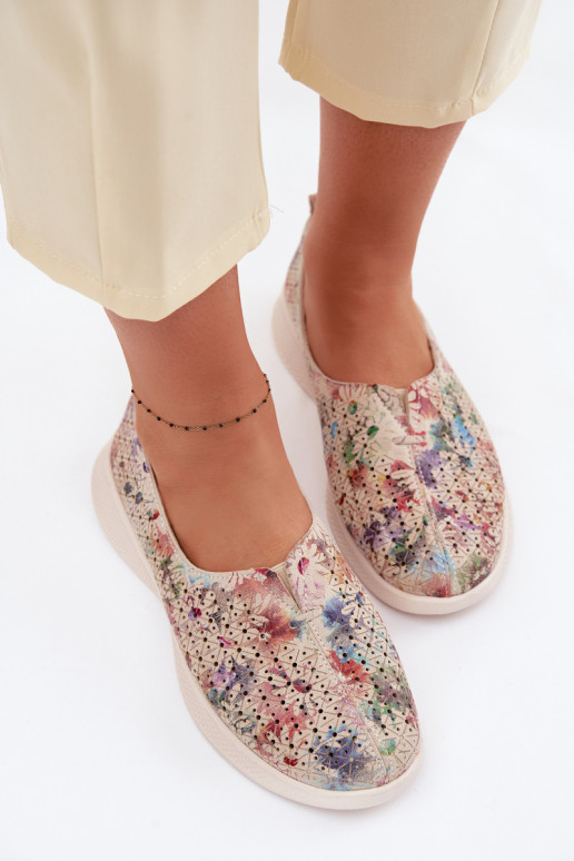 Ante calado zapatos Femenino Colores diferentes Eliva