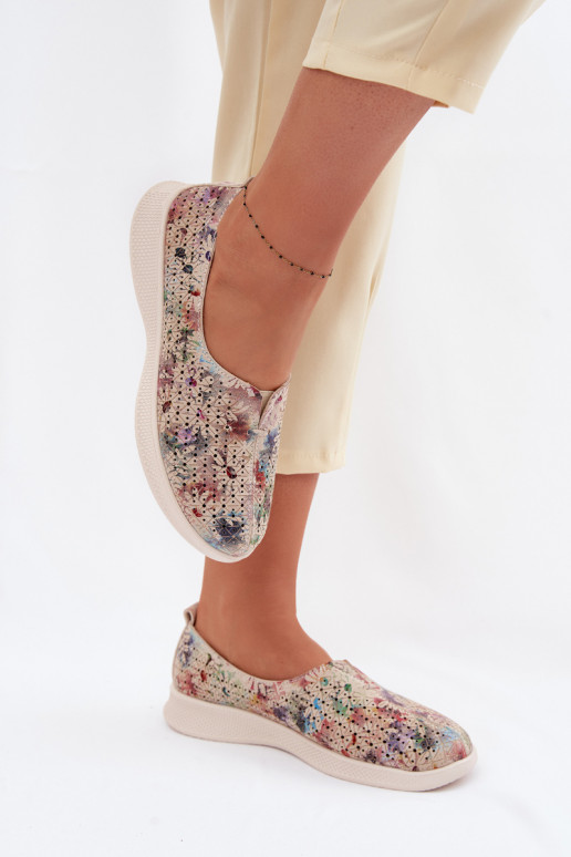 Ante calado zapatos Femenino Colores diferentes Eliva