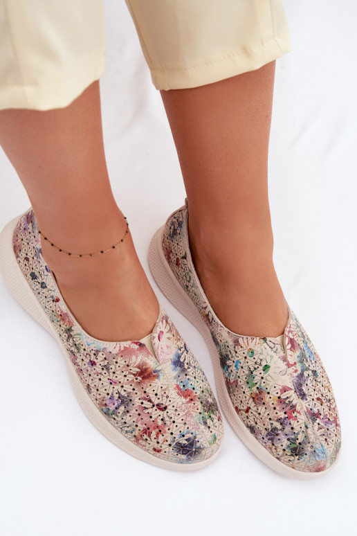 Ante calado zapatos Femenino Colores diferentes Eliva