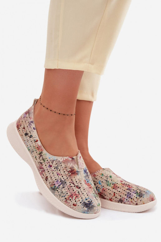 Ante calado zapatos Femenino Colores diferentes Eliva