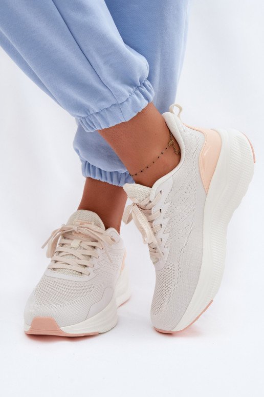 zapatillas Femenino con una plataforma beige Gelirae