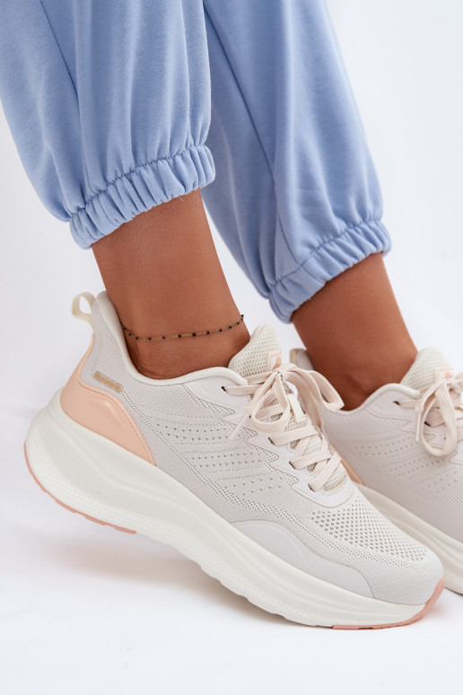 zapatillas Femenino con una plataforma beige Gelirae