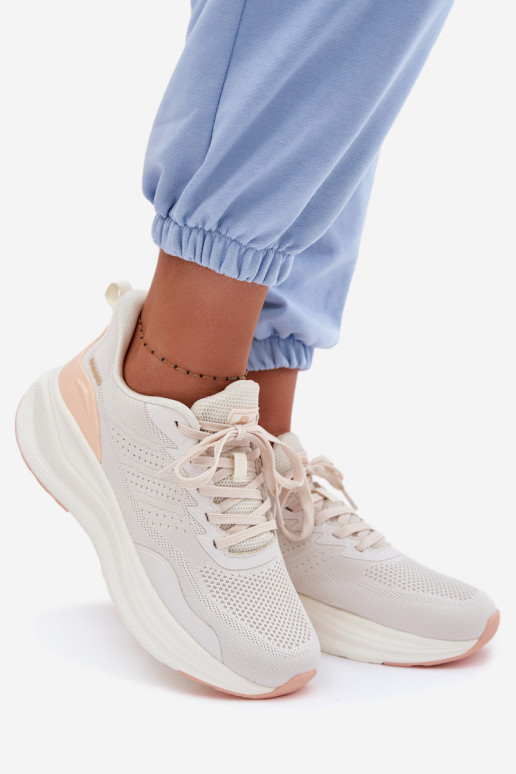 zapatillas Femenino con una plataforma beige Gelirae