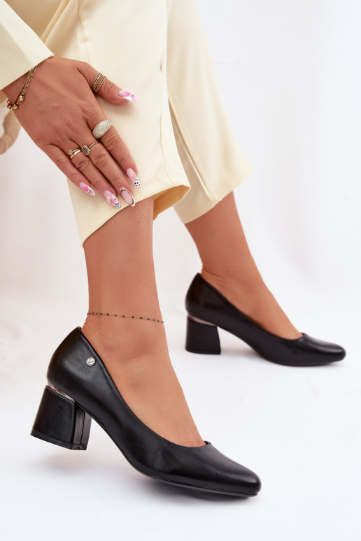 Zapatos con tacones Vinceza 62292 de color negro