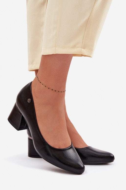 Zapatos con tacones Vinceza 62292 de color negro