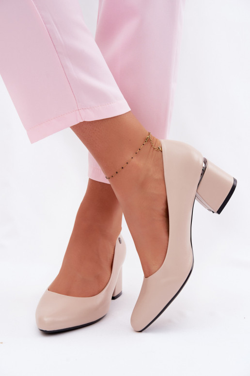 Zapatos con tacones Vinceza 62292 beige