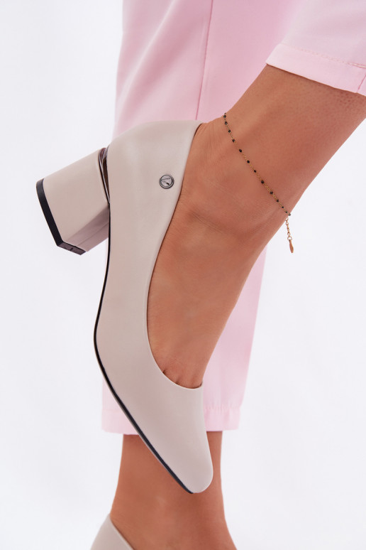 Zapatos con tacones Vinceza 62292 color gris