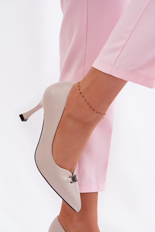 zapatos de tacón alto Con decoraciones Detalem Vinceza 62291 color gris