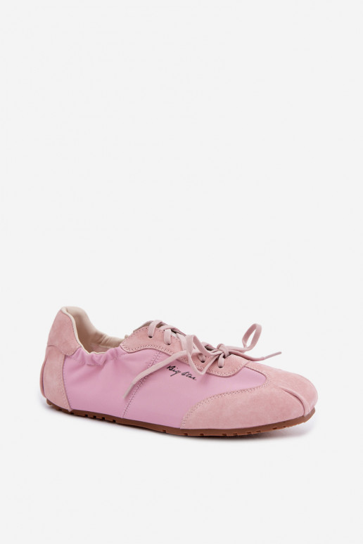 de gamuza Zapatillas modelo zapatos. Mujer baja Big Star TT274600 color rosa