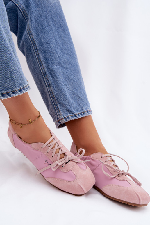 de gamuza Zapatillas modelo zapatos. Mujer baja Big Star TT274600 color rosa