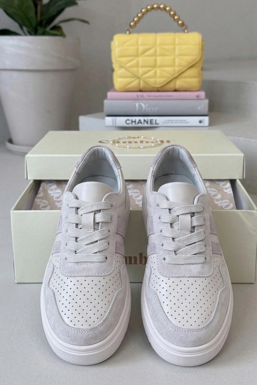 Zapatillas deportivas color arena de...