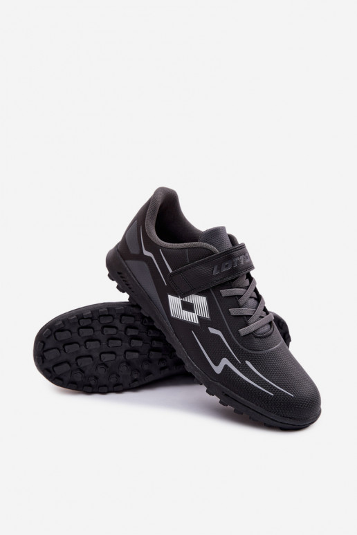 zapatos zapatillas de deporte para niños Juventud LOTTO KOBALTO 2601520 Negro y-color gris