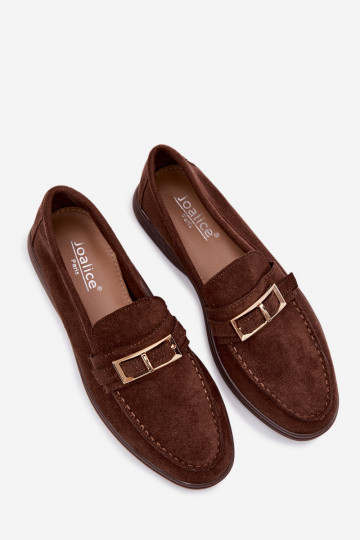 mocasines de mujer con hebillas CzekoladoAe Belinae