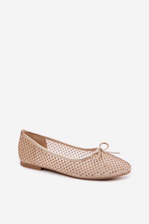 red bailarinas Con decoración Vinceza 62270 color dorado