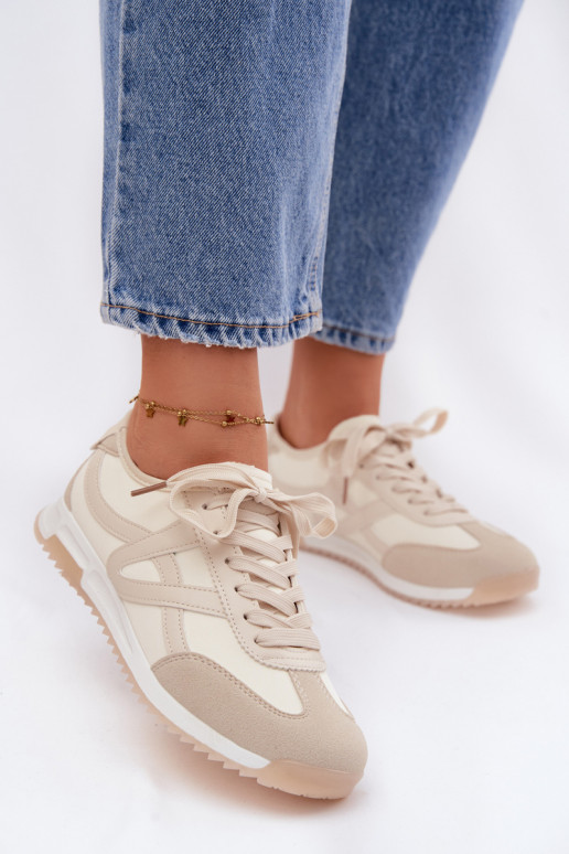 Zapatillas modelo zapatos. Femenino Vinceza 11674 beige