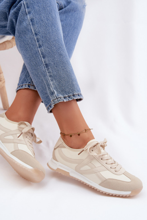 Zapatillas modelo zapatos. Femenino Vinceza 11674 beige