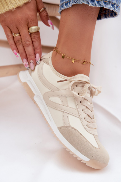 Zapatillas modelo zapatos. Femenino Vinceza 11674 beige