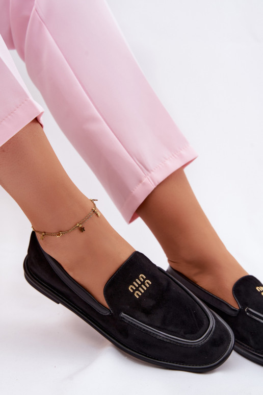 isósceles mocasines de mujerLamóAką Vinceza 62271 de color negro